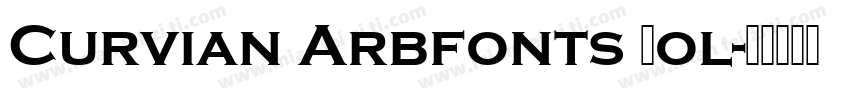 Curvian Arbfonts Bol字体转换